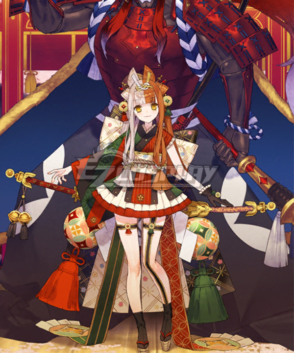 Fate Grand Order Izumo no Okuni Stage 3 Cosplay Costume