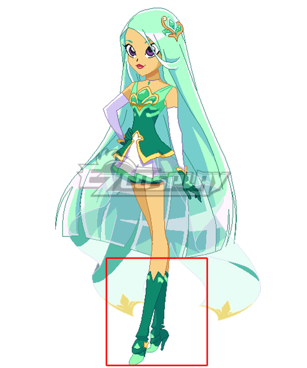 Lolirock
Lyna princess of borealis Shoes Cosplay Boots