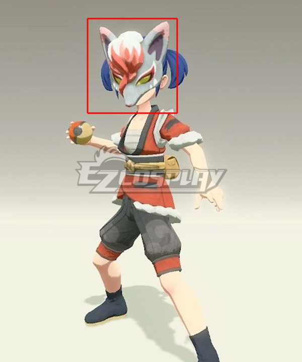 Pokémon Legends: Arceus Baneful Fox Mask Cosplay Accessory Prop