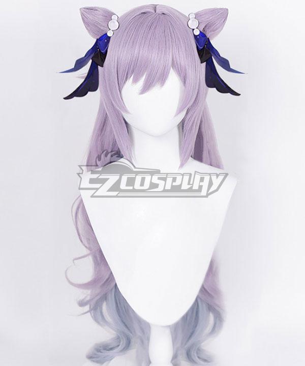 Keqing Genshin Impact Cosplay top + Wig (Costume Size M)