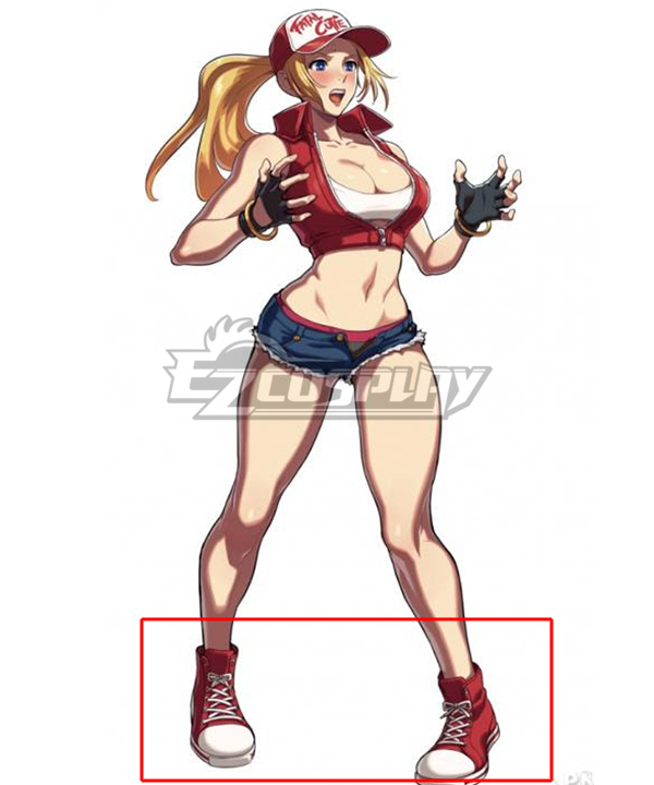 SNK Heroines version of Terry Bogard Cosplay Shoes