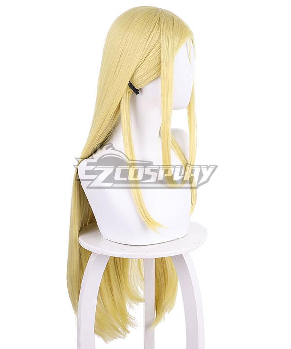 「k i n o m i 」yilon mermaid op beige Summer Time Rendering Ushio Kofune Golden Cosplay Wig 537A