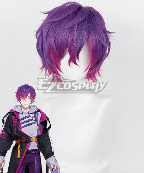 Virtual YouTuber Noctyx Uki Violeta Purple Cosplay Wig