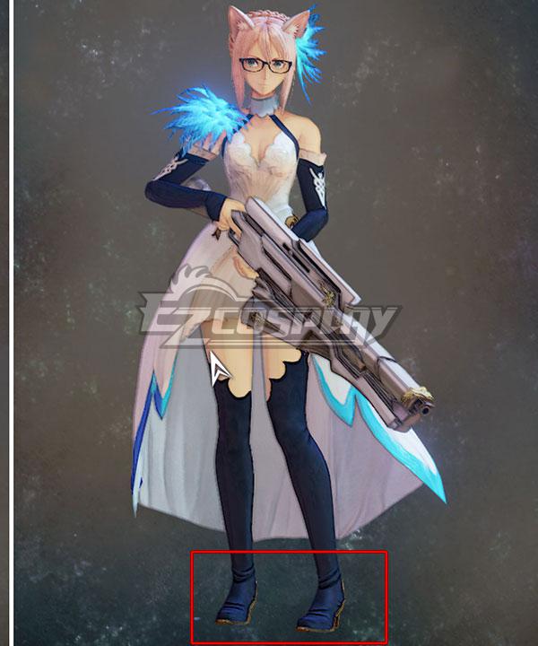 Tales of Arise Shionne Black Cosplay Shoes