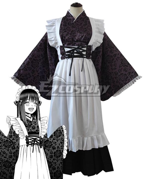 My Dress-Up Darling Sono Bisque Doll Wa Koi Wo Suru Kitagawa Marin Kimono Maid Cosplay Costume