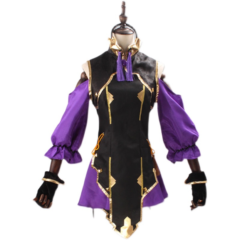 The King of Fighters XV Athena Asamiya Purple Cosplay Costume