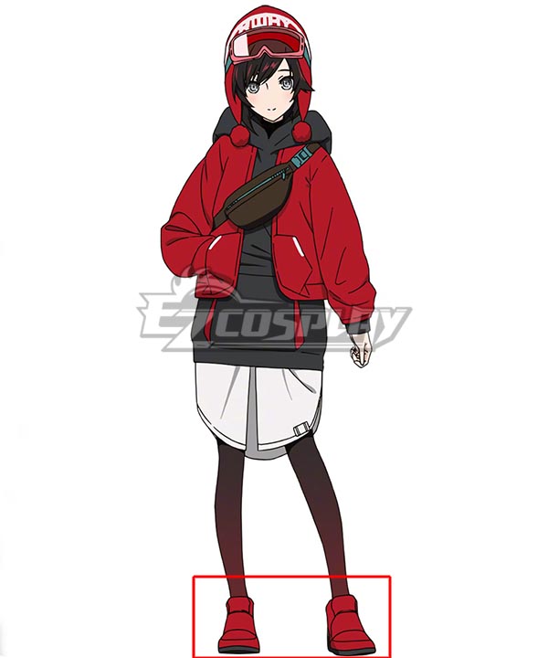 RWBY Ice Quuendom Ruby Rose Cosplay Shoes