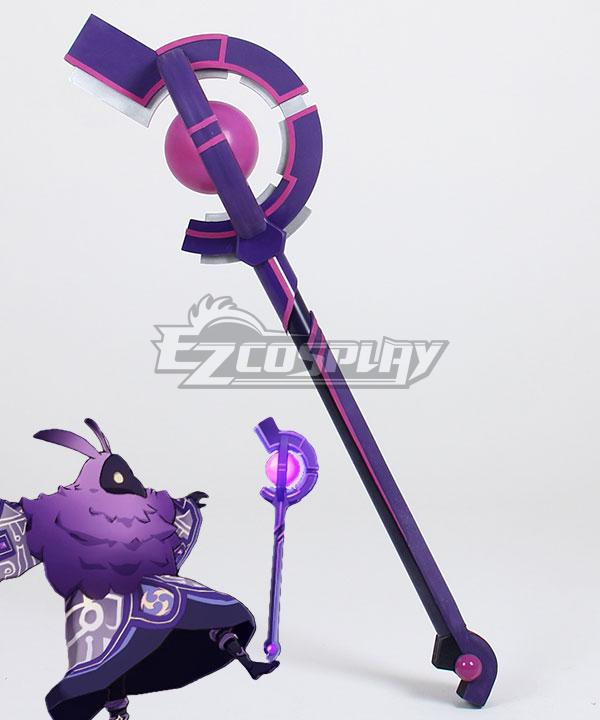 Genshin Impact Electro Abyss Mages Staff Cosplay Weapon Prop