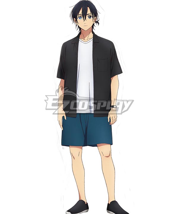 Summertime Render or Summer Time Rendering Anime Male Main Characters  Shinpei Ajiro in Simple Black and White Design Essential T-Shirt for Sale  by Animangapoi