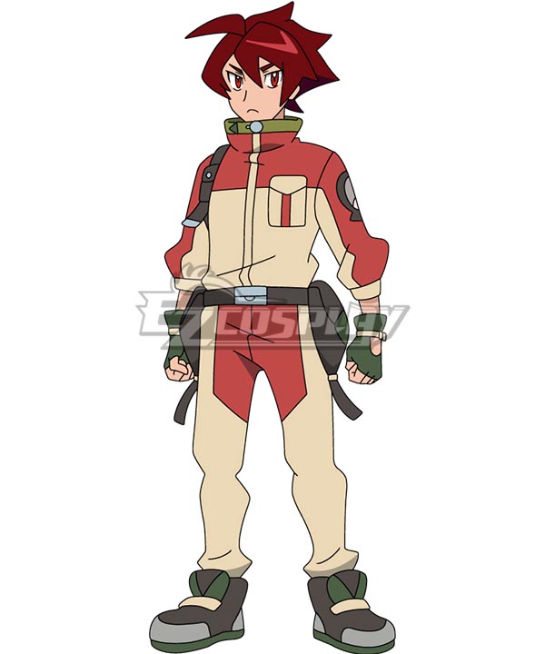 PM PM Sword and Shield Ghost-type Gym Leader Allister Cosplay Costume