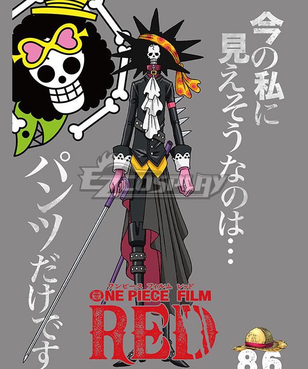 One Piece Film Red 2022 Movie Brook Cosplay Costume