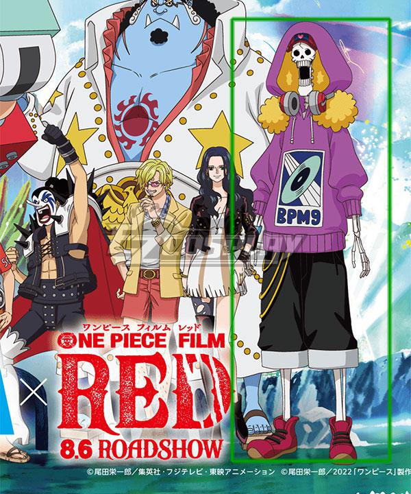 One Piece Film Red 2022 Movie MINTIA Brook Cosplay Costume