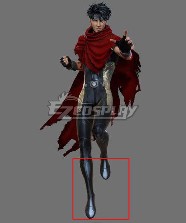 Marvel Young Avengers Wanda Vision Wiccan William Kaplan Black Shoes Cosplay Boots