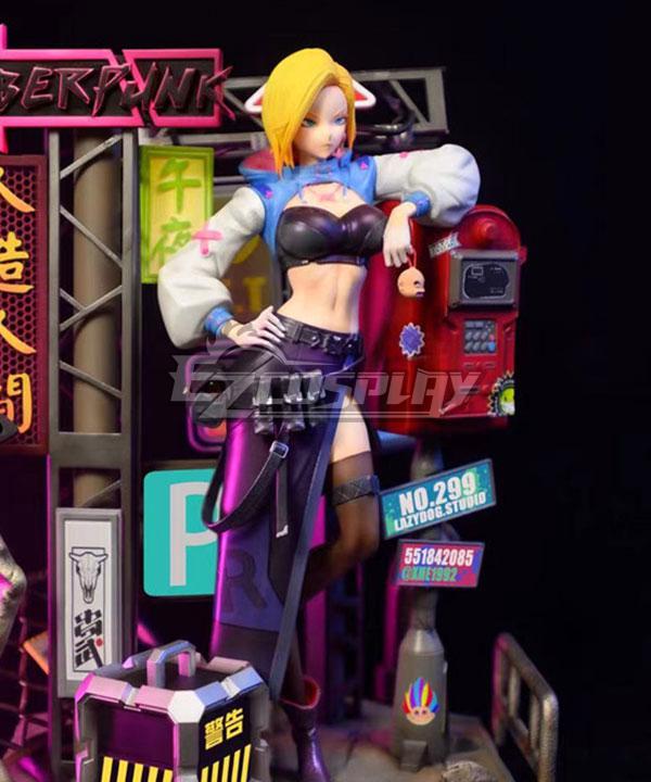 Dragon Ball Android 18 Cyberpunk Cosplay Costume
