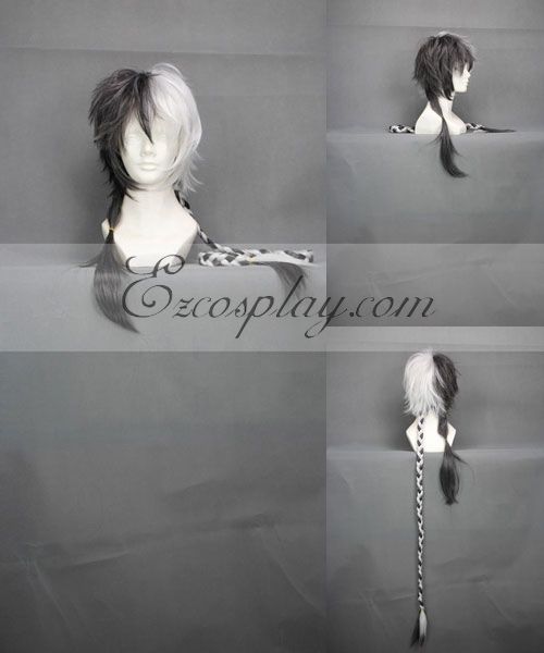 

Vocaloid China Yuezheng Longya Black&White Cosplay Wig-295A