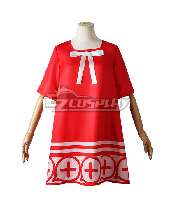 Kids Size SPY×FAMILY Anya Forger Red Dress Cosplay Costume