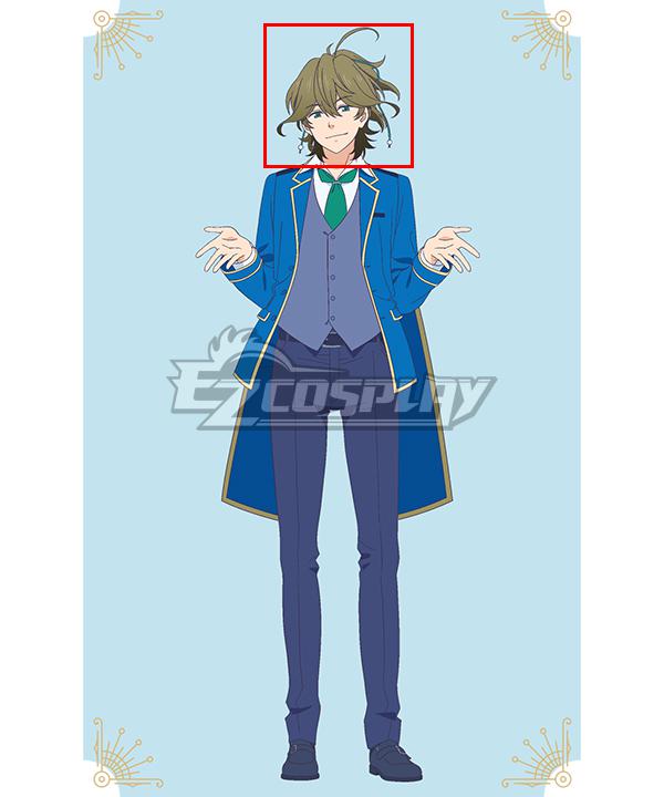 Kinsou no Vermeil Pearlston Marcus Red Cosplay Wig