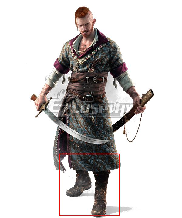 The Witcher 3 Wild Hunt Hearts of Stone Olgierd von Everec Shoes Cosplay Boots