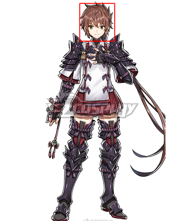 Xenoblade Chronicles 2 lora Brown Cosplay Wig