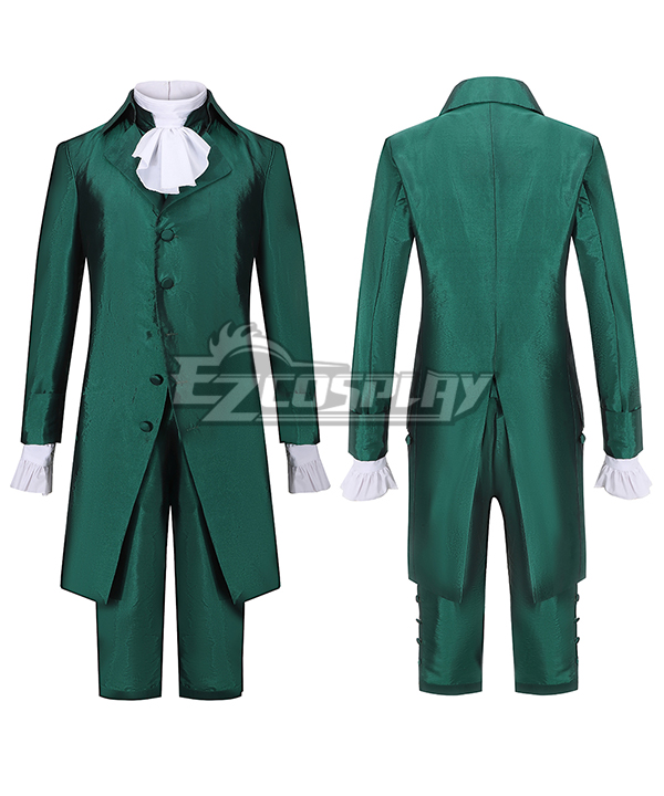 Colonial Hamilton Military Green Edition Cosplay Costume