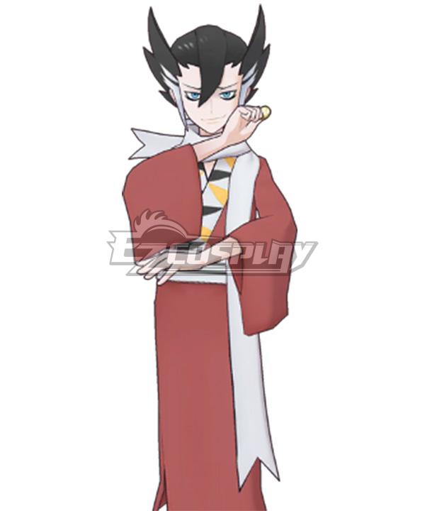 Pokemon Sun and Moon A Edition Grimsley Cosplay Costume