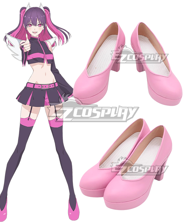 2.5-jigen no Ririsa 2.5 Dimensional Seduction Mikari Tachibana Pink Cosplay Shoes