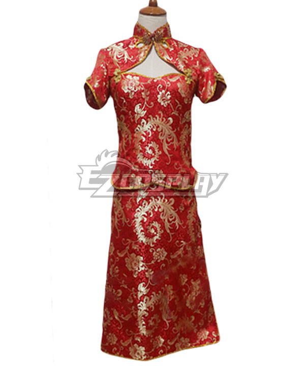 strapless open back dress Asian Wedding Dress Ming Dynasty Wedding Dress