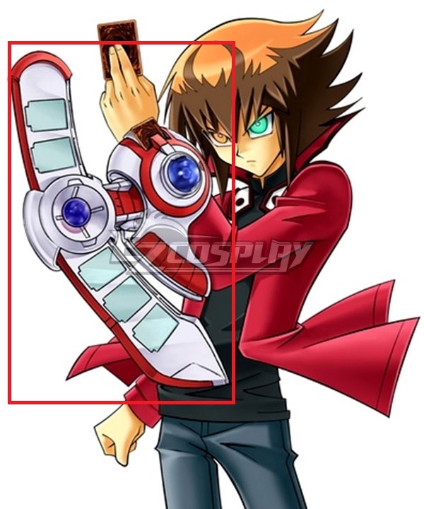 

Yu-Gi-Oh! Yugioh GX Judai Yuki Jaden Yuki Osiris Red Duel Disk Cosplay Weapon Prop