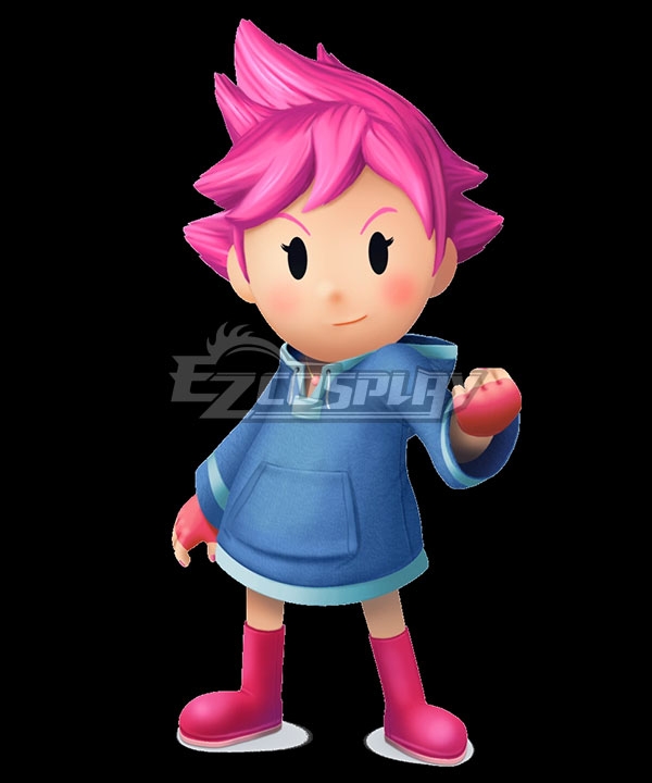 

EarthBound Kumatora Pink Cosplay Wig