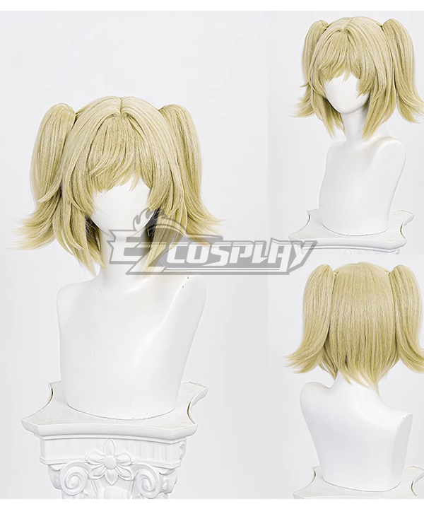 Zenless Zone Zero Burnice White  Golden Cosplay Wig