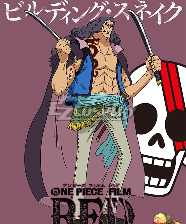 One Piece Film Red 2022 Building Snake Cosplay Costume