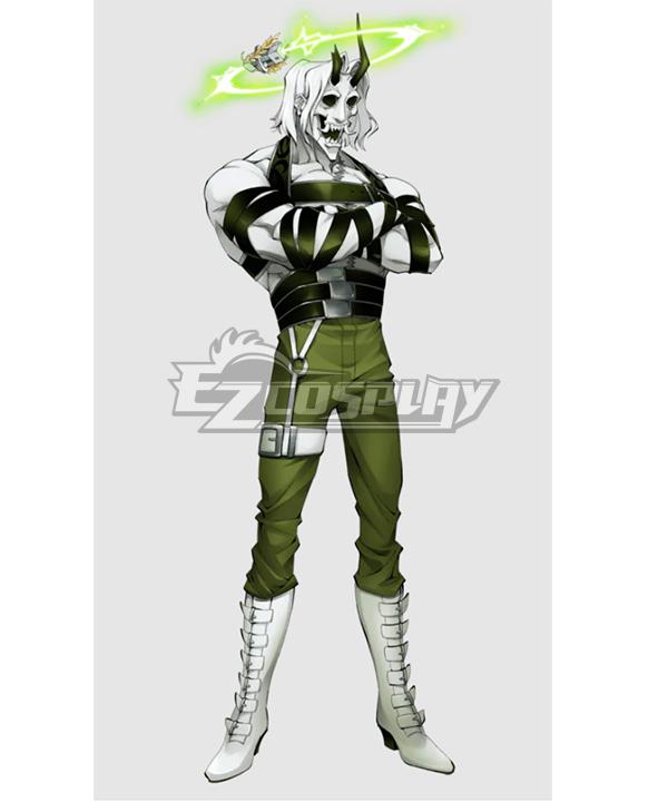 Neon White Neon Green Cosplay Costume