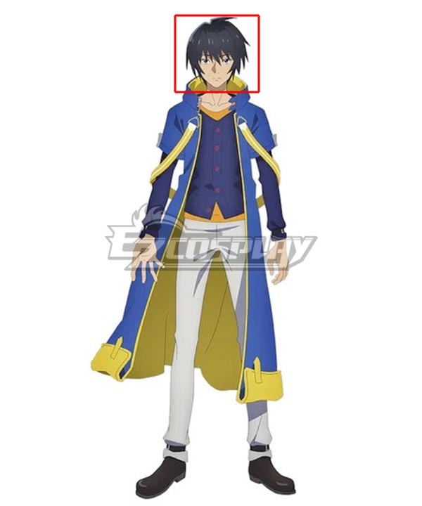 My Isekai Life Yuji Black Cosplay Wig