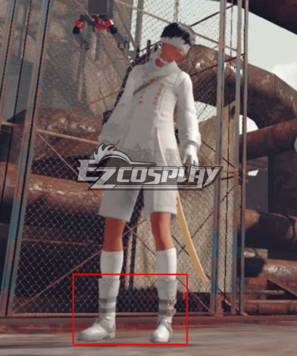 NieR: Automata DLC 9S White Shoes Cosplay Boots