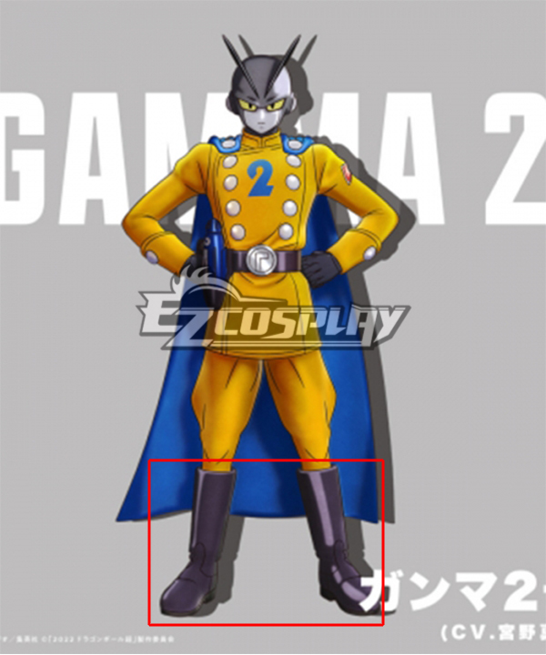 Dragon Ball Super: Super Hero Gamma 2 Shoes Cosplay Boots