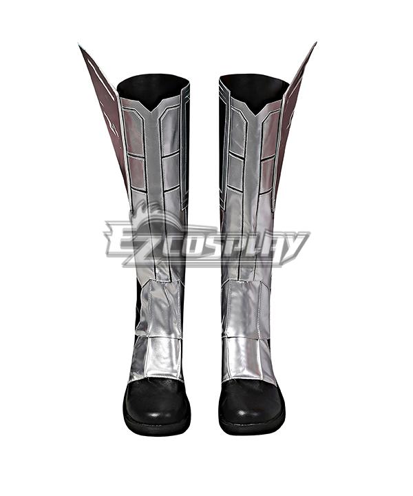 Thor: Love and Thunder Jane Foster Female Thuder Silver Shoes Cosplay Boots