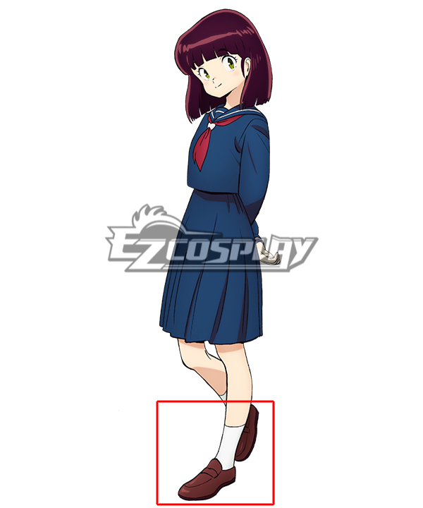 Urusei Yatsura 2022 Anime Shinobu Miyake Brown Cosplay Shoes
