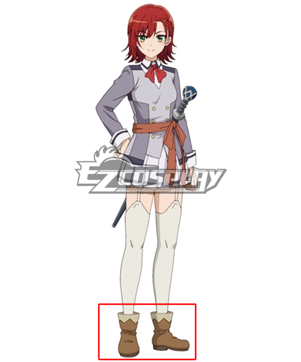 The Reincarnation Of The Strongest Exorcist In Another World Amyu Brown Cosplay Shoes