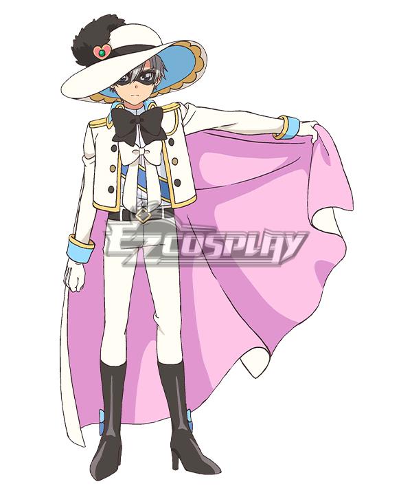 Delicious Party Precure  Black Pepper Cosplay Costume