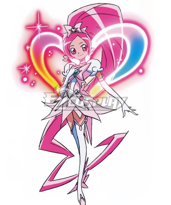 Heartcatch Precure! Cure Blossom Super Silhouette pink Cosplay Costume