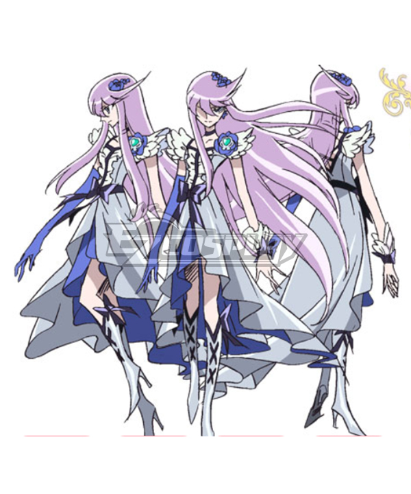 Heartcatch Precure! Cure Moonlight purple Cosplay Costume