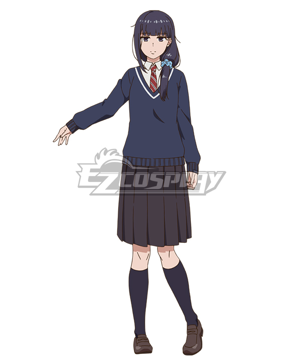 Tomo chan wa Onnanoko Tomo chan Is a Girl Misuzu Gundou School Uniform Blue Cosplay Costume