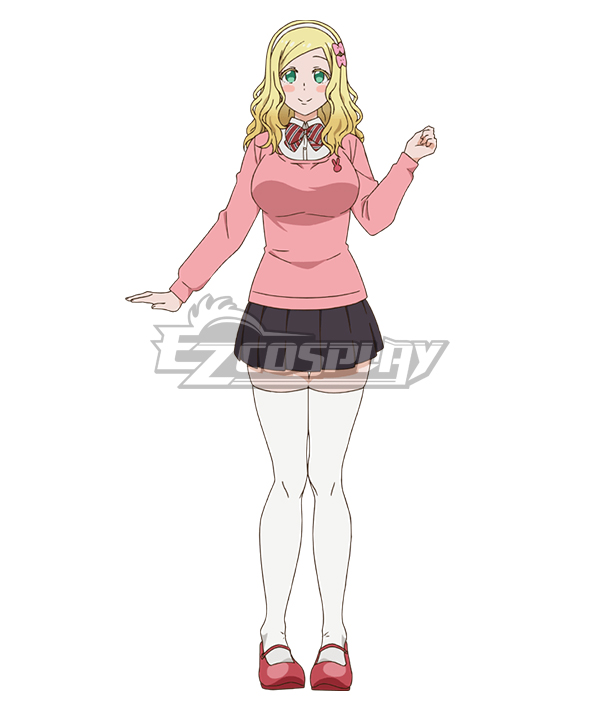 Tomo chan wa Onnanoko Tomo chan Is a Girl Carol Olston School Uniform Pink Cosplay Costume