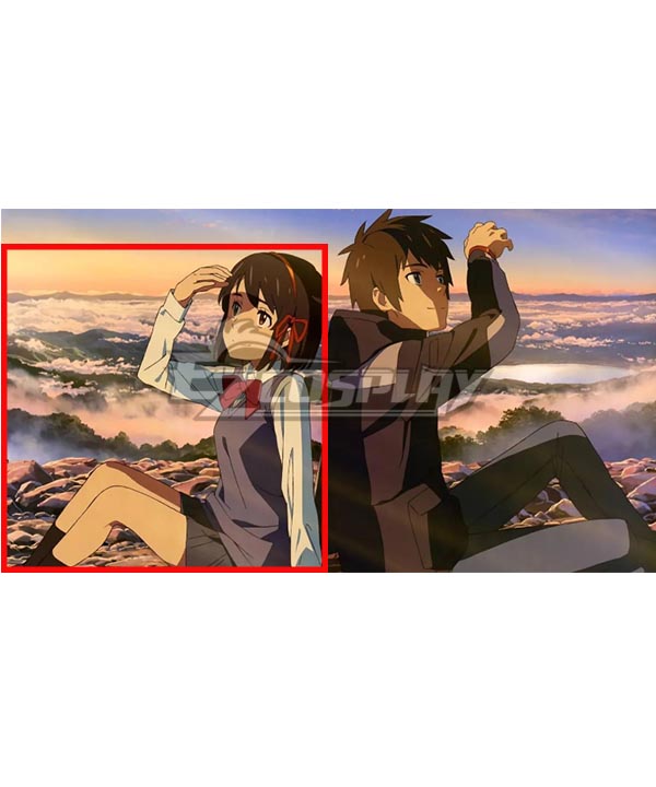 Your Name. Kimi no Na wa. Kiminonawa Mitsuha Miyamizu C Cosplay Costume