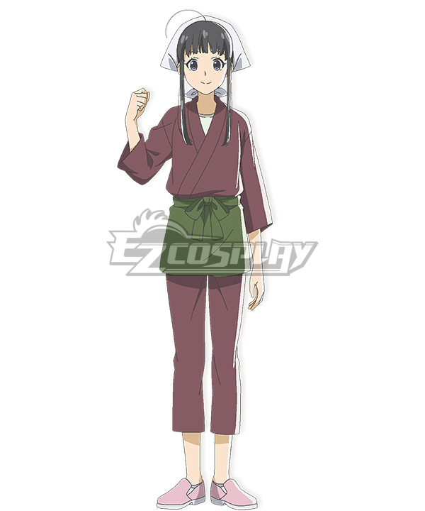 Deaimon Recipe for Happiness Matsukaze Kanoko ＆ Itsuka Yukihira Purple  Cosplay Costume