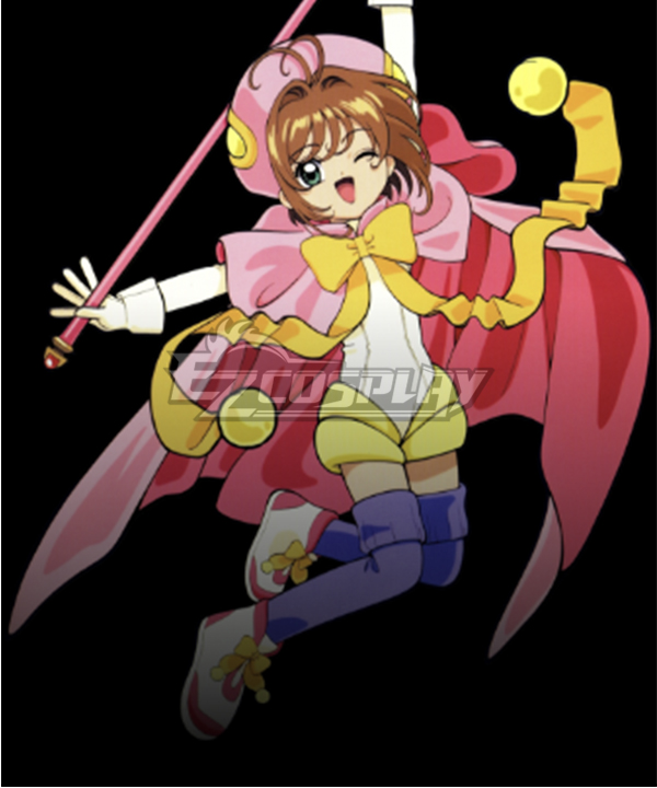 Cardcaptor Sakura Sakura Pink Battle Suit Cosplay Costume