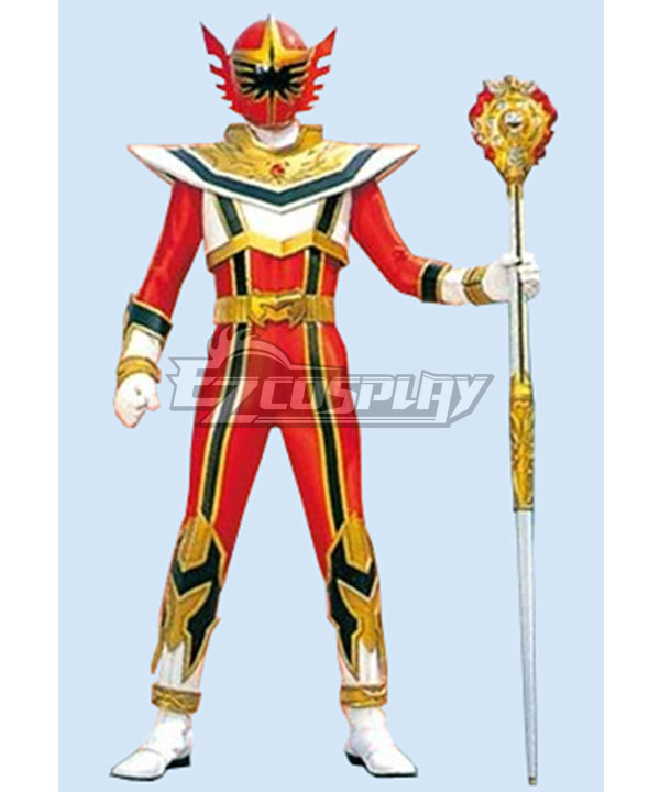 Power Rangers Red Legend Warrior Mystic Ranger Cosplay Costume