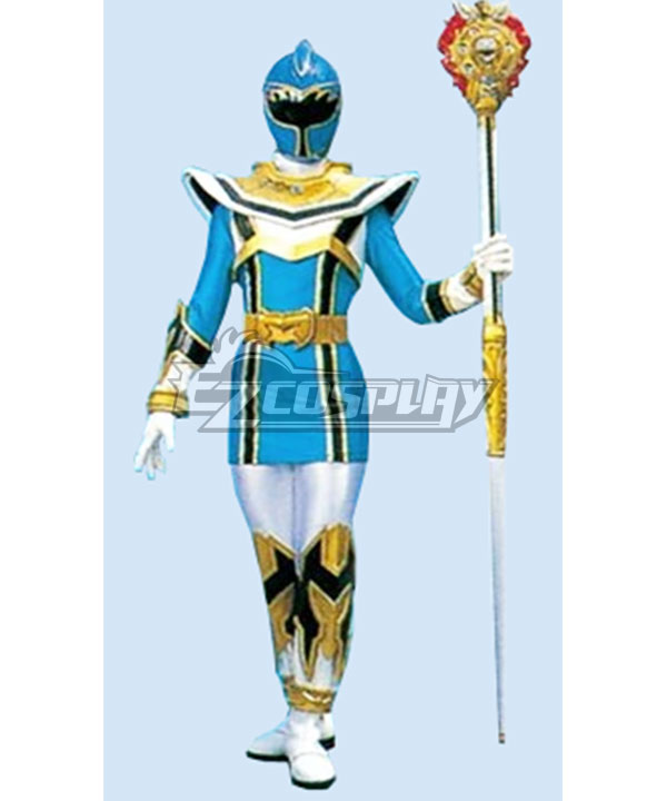 Power Rangers Blue Legend Warrior Mystic Ranger Cosplay Costume