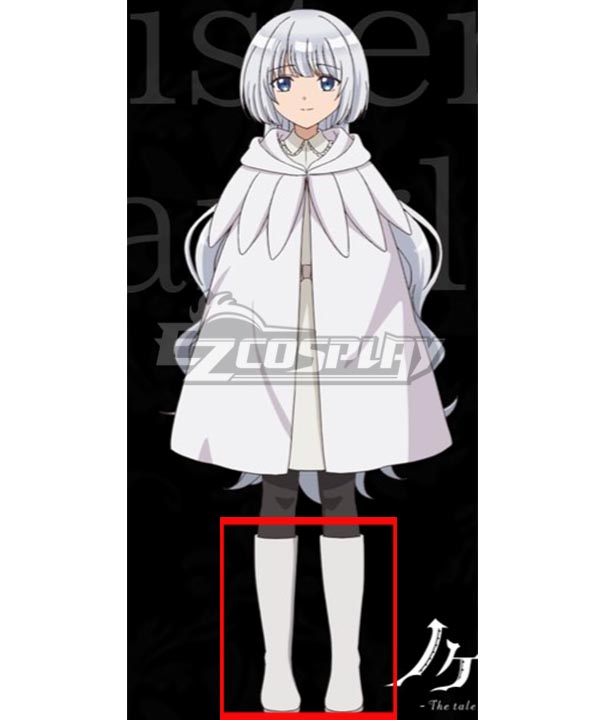 The Tale Of The Outcasts Wisteria White Cosplay Shoes
