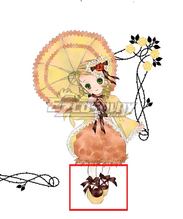 Rozen Maiden canary B Yellow Cosplay Shoes